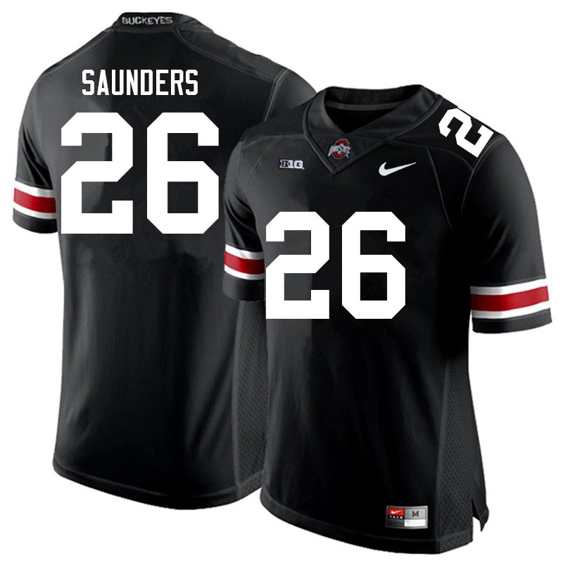 Ohio State Buckeyes #26 Cayden Saunders College Football Jerseys Sale-Black